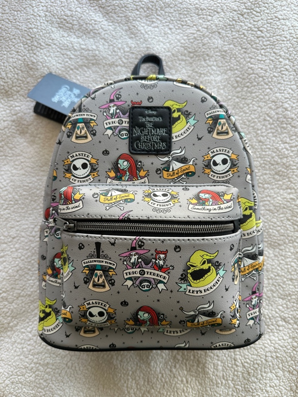 Loungefly The Nightmare Before Christmas Tattoo Art Mini Backpack